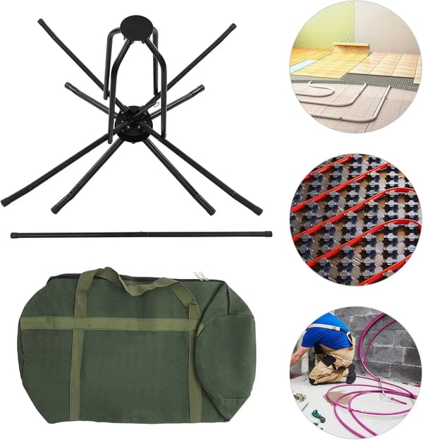 Rørretter Rullemaskine, Høj Belastningskapacitet, Brugervenligt Design,sort