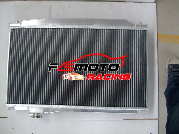 Intercooler Radiator, Aluminium, Kerne Størrelse 400mm x 738mm, Samlet Størrelse 490mm x 755mm, Indløbslangeforbindelse 35mm
