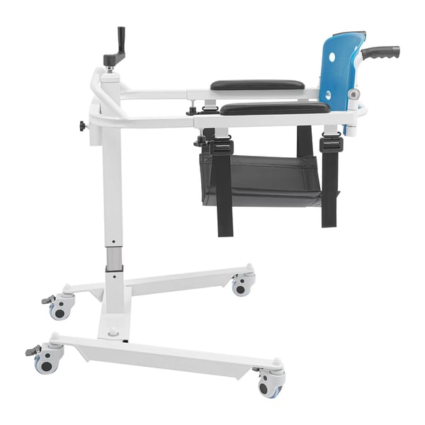Patientløft Overførselsstol, Justerbar fra 42-77 cm, 120 kg Kapacitet, 40 x 42,4 cm