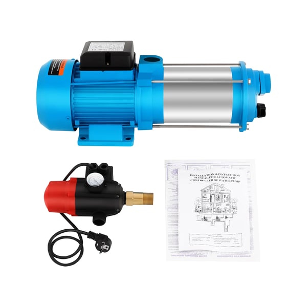 Centrifugalpumpe, Selvprimende, Høj Flow Rate,220V, Cyan, EU