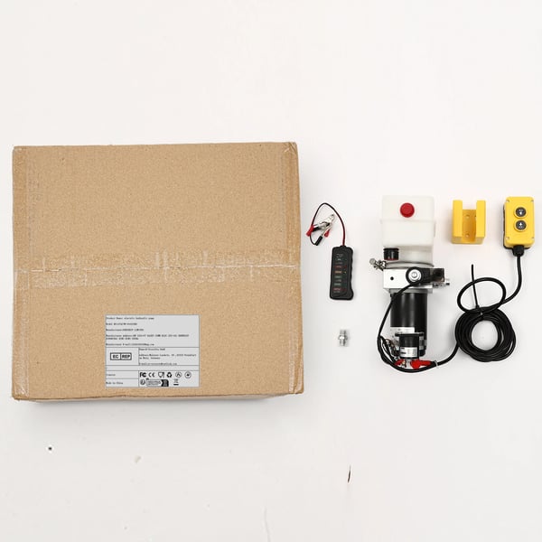 Hydraulisk Pumpe, Kobbermotor, 12V Strømforsyning, 1,58 Qt Oliekapacitet, Lavt Støjniveau, Kompakt Design