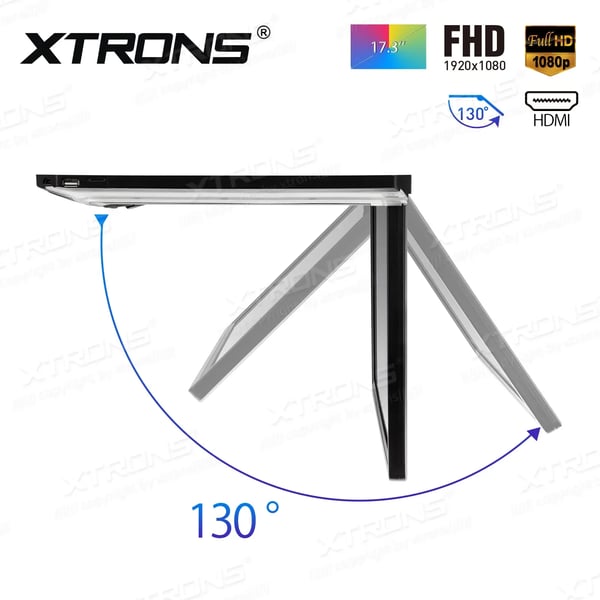 Auton katto-monitori, Full HD -resoluutio, useita liitettävyysvaihtoehtoja,CM173HDS