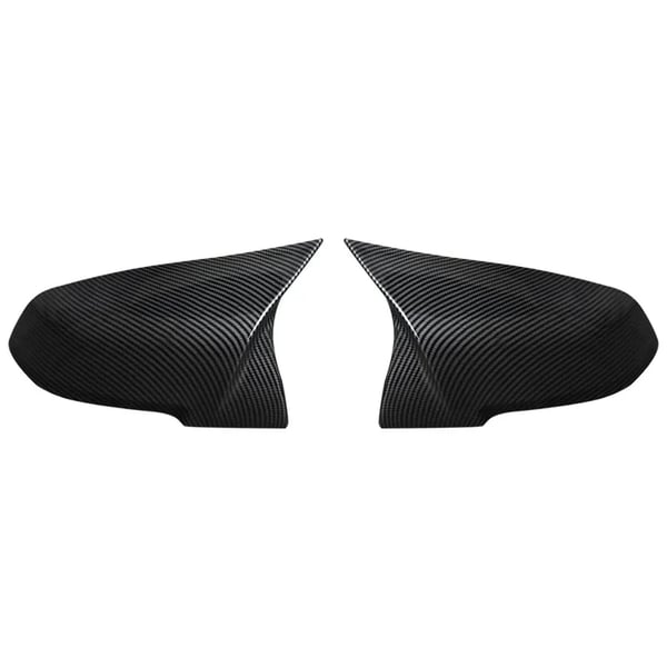 Vingespejl Dæksel, Carbon Fiber Look, Nem Clip-On Installation,kulstoflook