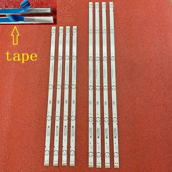 LED-taustavalo nauha, yhteensopiva LG 55UJ620Y:n ja 55UJ6200:n kanssa.