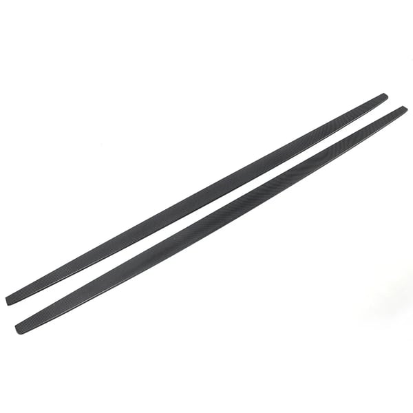 Side Skirts, Carbon Fiber Look, Direkte Pasform til Luksusbilmodeller,venstre og højre