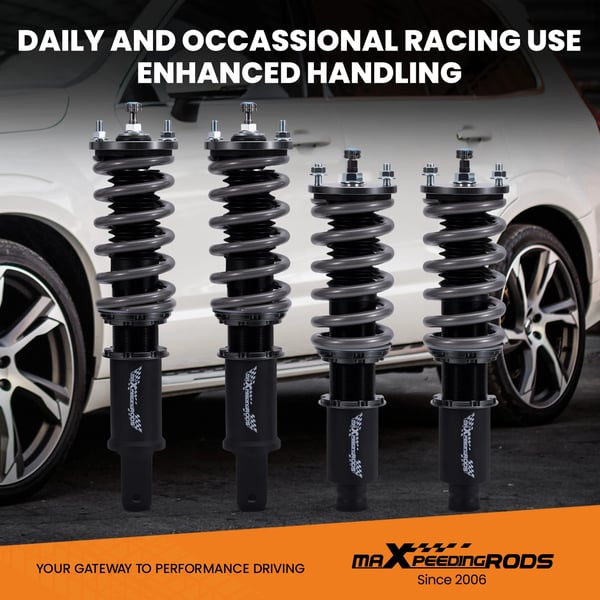 Coilover Kit, Justerbar Camber Plade, 62 mm Længde, 50 mm Bredde, 19 mm Højde, 22,12 kg Vægt