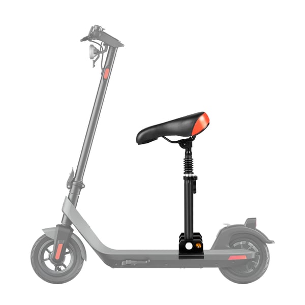 Justerbart Scooter Sæde, Højde Tilpasselig, Komfortabel Pude,sort