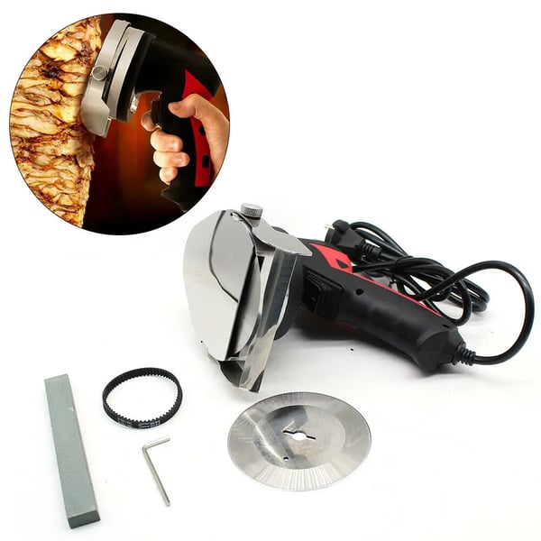 Kebabskærer, 80W, 220V-230V, 3000 RPM, Klinge Diameter 10 cm, Skærevne 1-8 mm