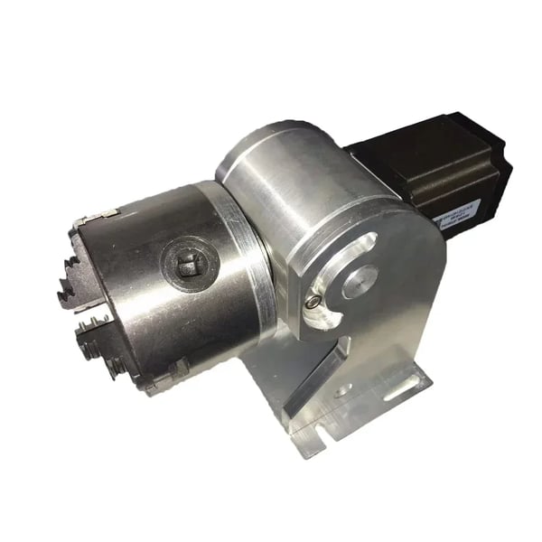 Rotary Achse, 220V, 5 kg, 32,5x32x17 cm, Præcisions Stepper Motor, Kompatibel med Fiber Laser Markeringsmaskiner