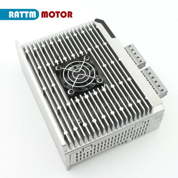 Lukket Sløjfe Servo Motor, 20 N.m Holdemoment, AC 150 ~ 240 V Spænding, 4.2 A Strøm, 3-faset Driver, 1000 Encoder Opløsning
