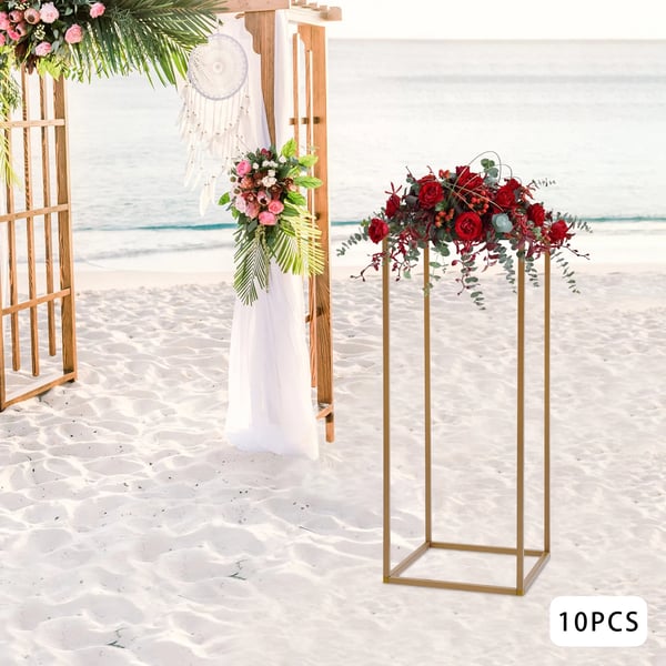 Blomsterställ Set, Hållbar Design, Lätt Montering,Guld
