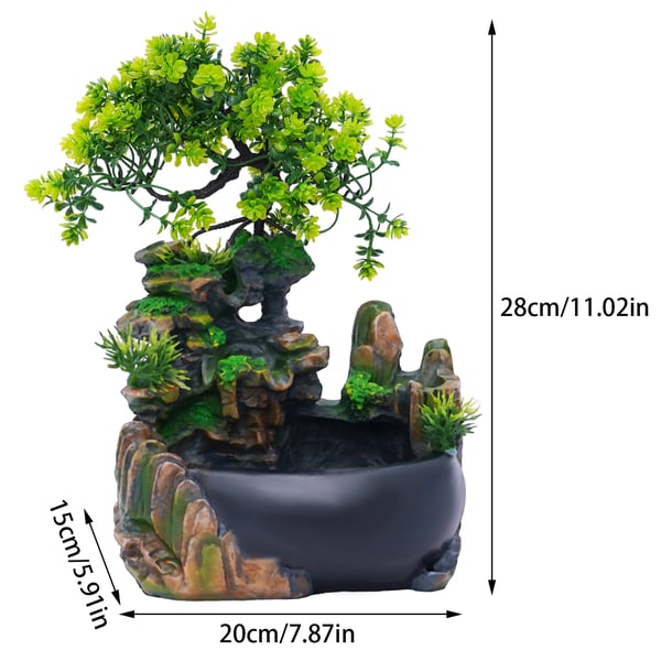 Bordbrønd, 220V, 2W, Dimensioner 19x13x28,5 cm, Ledningsført Elektrisk, Støjniveau 10dB