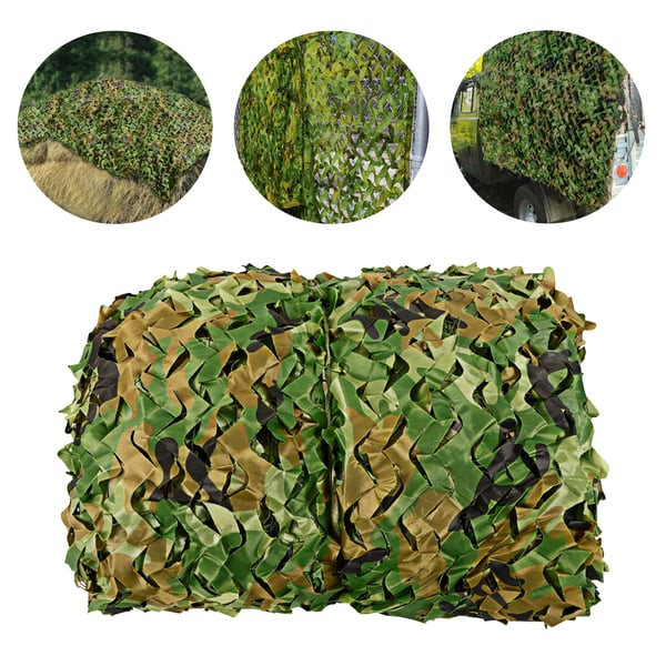 Camouflage Net, Holdbart Materiale, Alsidige Anvendelser,Grøn