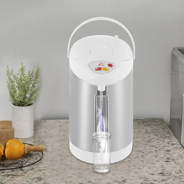 Elektrisk Vandkedel, 750W Effekt, 3L Kapacitet, 220V Spænding, Rustfrit Stål Materiale, Varmebevaringskraft 15W