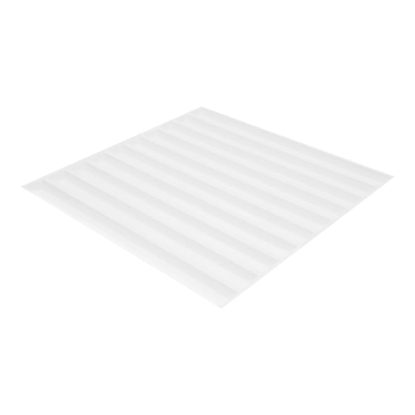 3D Vægpaneler, PVC Materiale, Vandtæt og Holdbart,Hvid