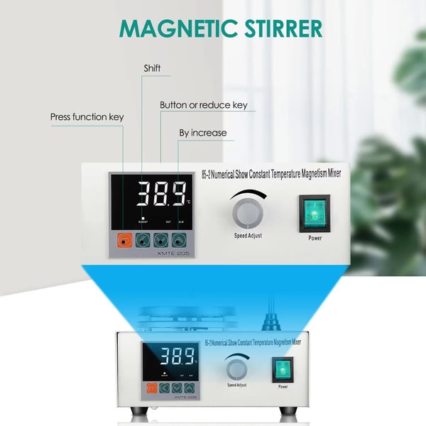Elektrisk magnetisk omrører, høj hastighed, 1L kapacitet,Magnetisk Rører