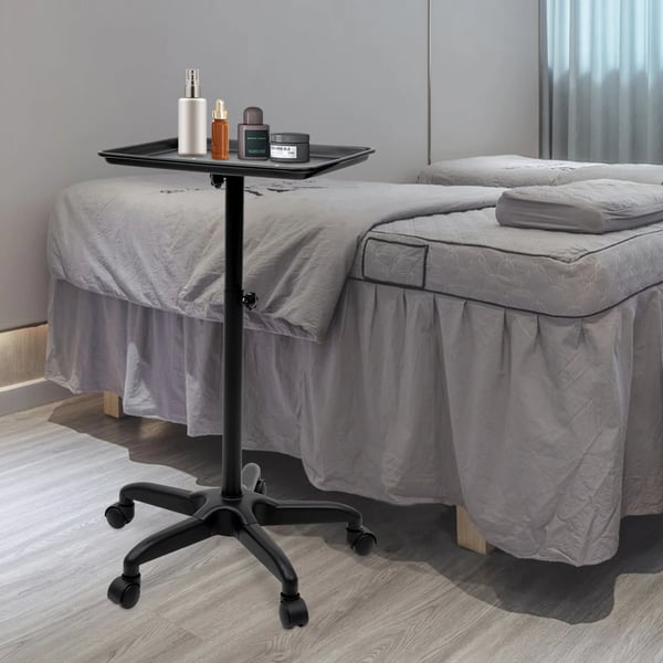 Salonvogn, Justerbar Højde, Sikker Design,sort
