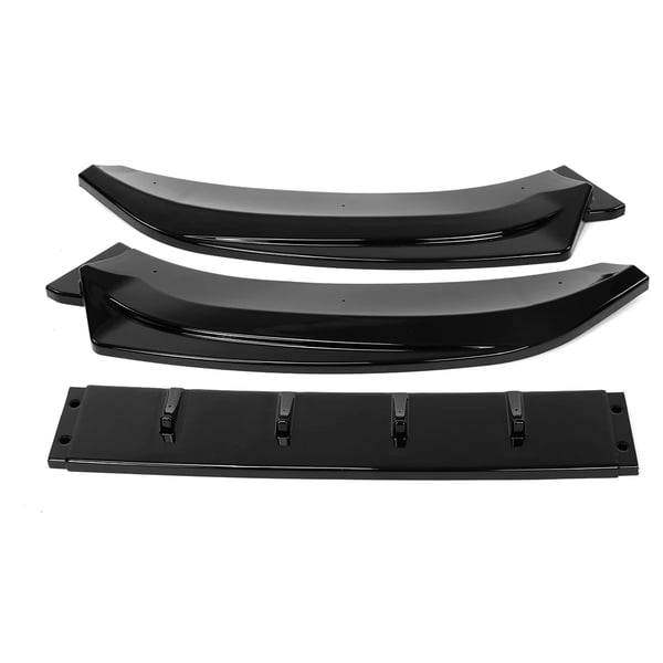 Front Bumper Lip, Højkvalitets ABS-plast, Designet til perfekt pasform, Passer til modeller 2013-2016 for Audi A4 S4 B8.5 S-Line, Letvægts