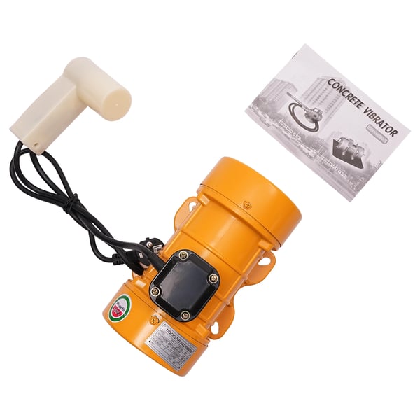 Vibrationsmotor, 370W Effekt, IP44 Skydd,Gul, EU