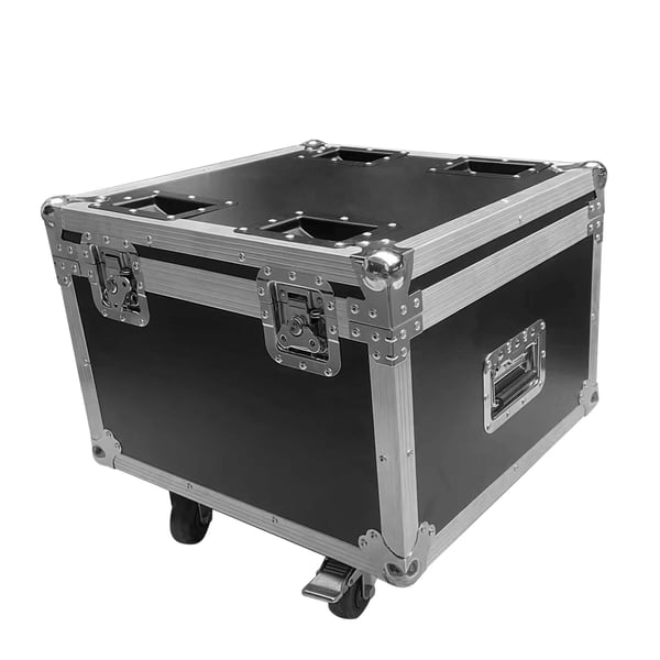 Flight Case til Moving Head Lygter, Holdbar Beskyttelse, Praktisk Adgang, sort