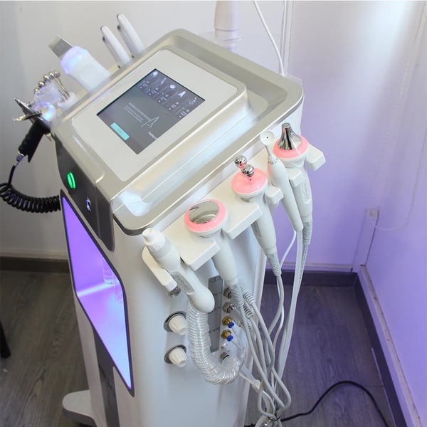 Hydro Skin Scrubber, Ansigtsrens, Hudfornyelse,12in1, EU