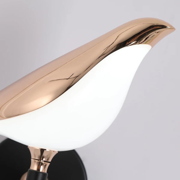 Væglampe, Moderne Design, LED Teknologi,3 farver skiftbare, fugl lampe