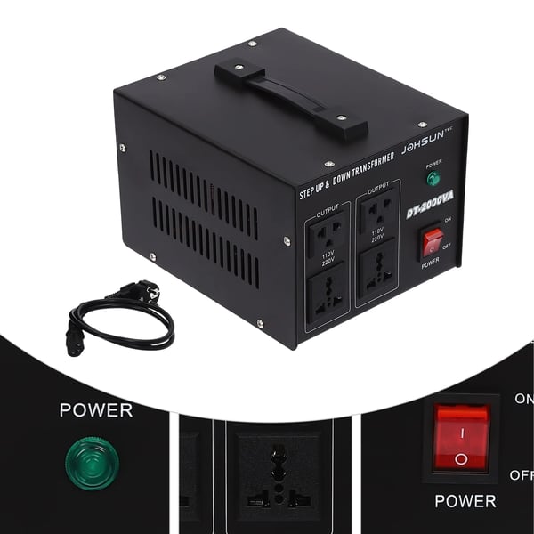 Spänningsomvandlare Transformator, Hög Effektkapacitet, Förbättrade Säkerhetsfunktioner,DT-2000W