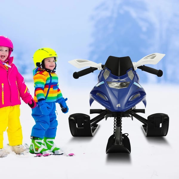 Snösläde, Säker Design, Hållbara Material,DJUP BLÅ
