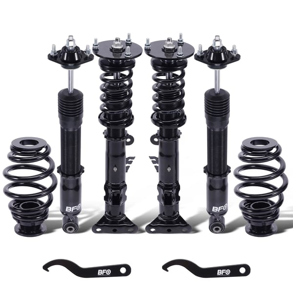 Coilovers til BMW 3 Series E36 Coupe, Justerbar Højde, Twin-Tube Design, Holdbar Stål Konstruktion