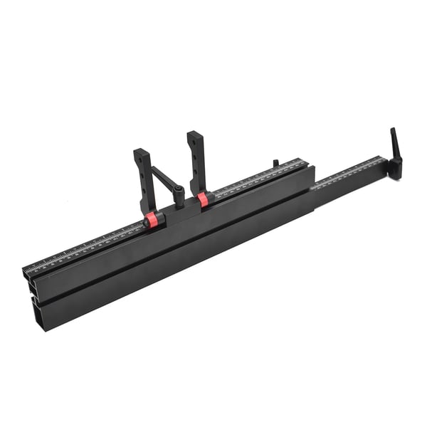 Puusepäntyön Aita Miter Mitta, Alumiiniseos, 400-765mm Koko, Kulman Asetus 0-60 Astetta, Nopeat Kulman Säädöt, Ergonominen Kahva