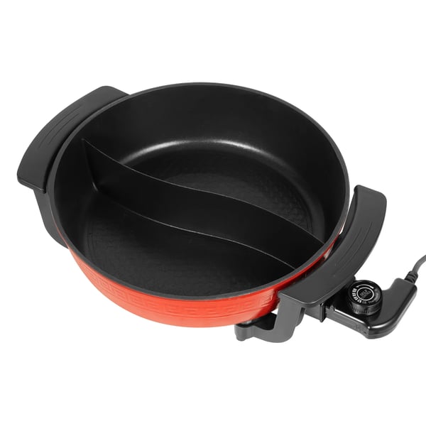 Hot Pot, 6L kapacitet, 5 temperaturindstillinger,Rød og Sort
