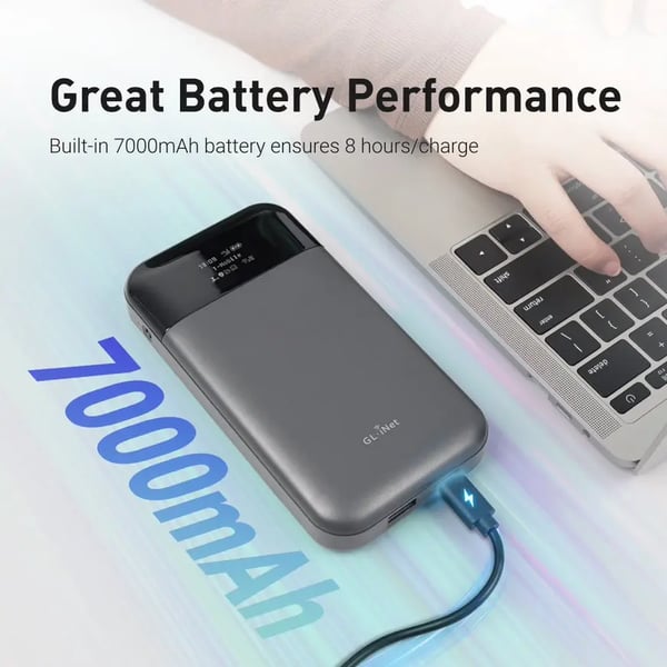 4G LTE-router, dual-band Wi-Fi, 1TB MicroSD-understøttelse, bærbart design