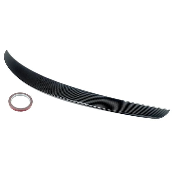 Bakspoilerlip, ABS-plast, kompatibel med Mercedes Benz W222 S450, S560 (2014-2020),kolfiberutseende