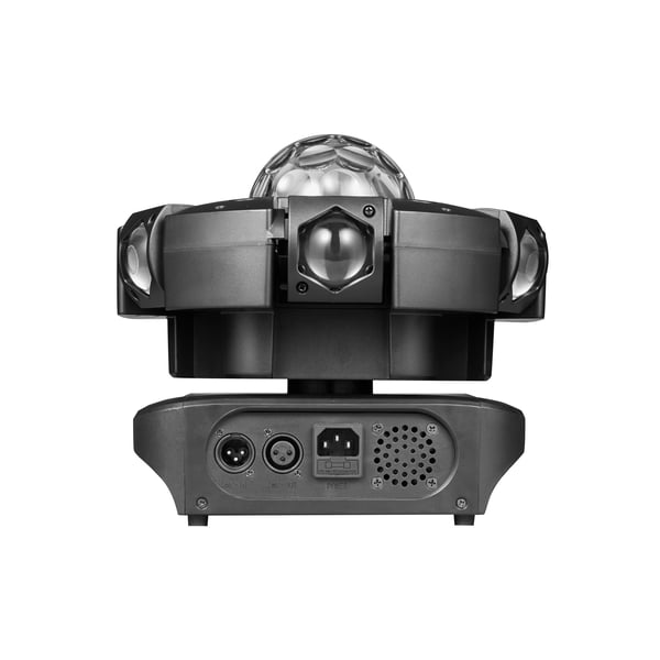 Bevægelseshovedlys, DMX512 Kontrol, Alsidige Lyskilder,EU stik, sort