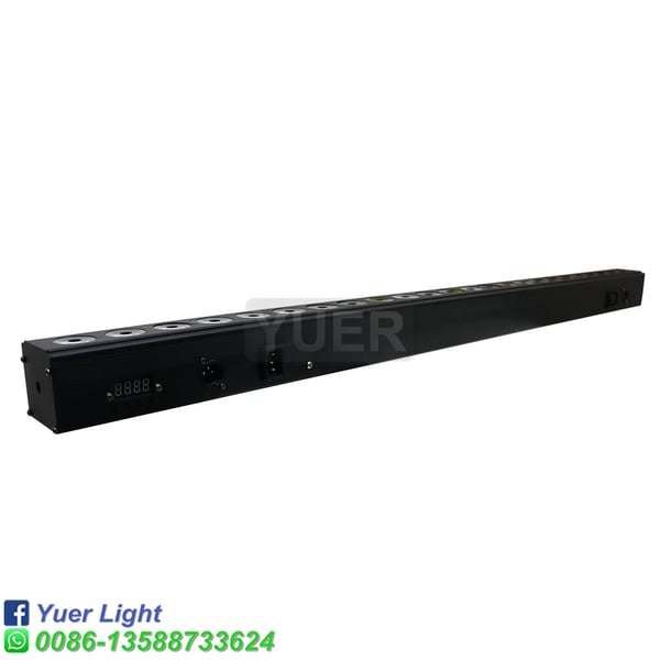 YUER DMX LED Vaskelys, 24X4W RGBW, 100W Effekt,EU -stik