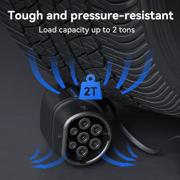 EV-ladekabel, TPU-materiale, 5 m længde,22kw 32A 3Fase