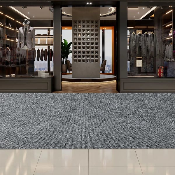 Gulvmåtte, 3m x 1,2m, 5mm Tykkelse, Vandabsorberende, Firkantet Form, Stribet Mønster