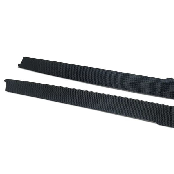 Side Skirts Panel, Carbon Fiber Look, Kompatibel med Luxury Sedan 528i,som vist