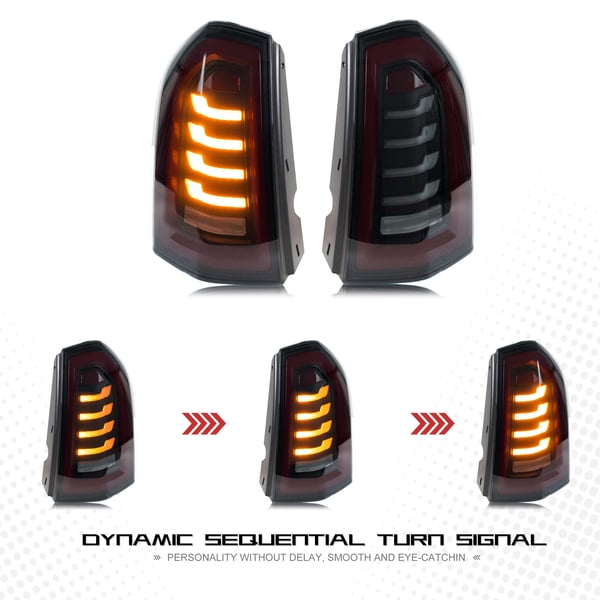 LED Baglygter, Dynamisk Signal, Vandtæt Design