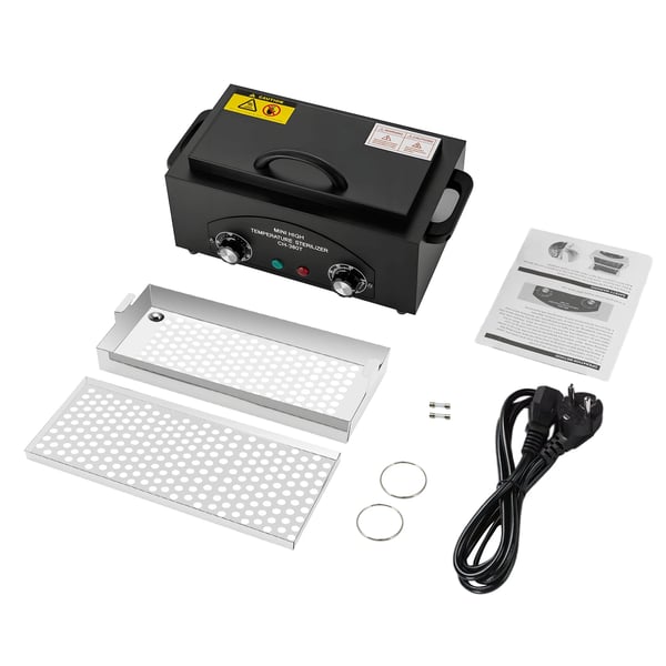 Sterilisator, Bordsdesign, Högtemperaturseffektivitet,svart
