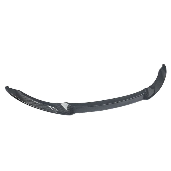 Front Lip Spoiler, Skræddersyet Design, Holdbar ABS Konstruktion,Kulfiberlook