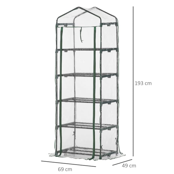 Havehus, 5 Metalhylder, Vandtæt Design
