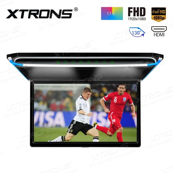 Auton katto-monitori, Full HD -resoluutio, useita liitettävyysvaihtoehtoja,CM173HDS