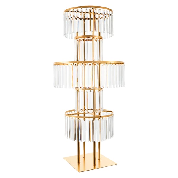Blomsterkrukke, 5-lags design, moderne stil,Guld