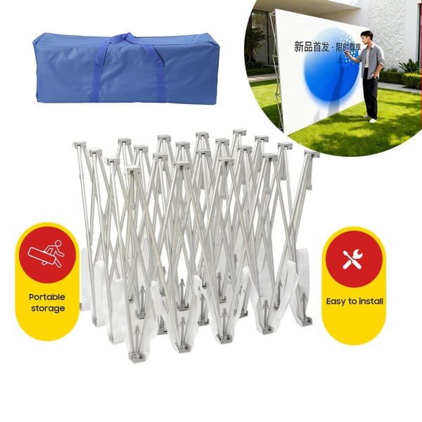 Displayramme, Aluminiumkonstruktion, Hurtig installation,300 cm x 230 cm