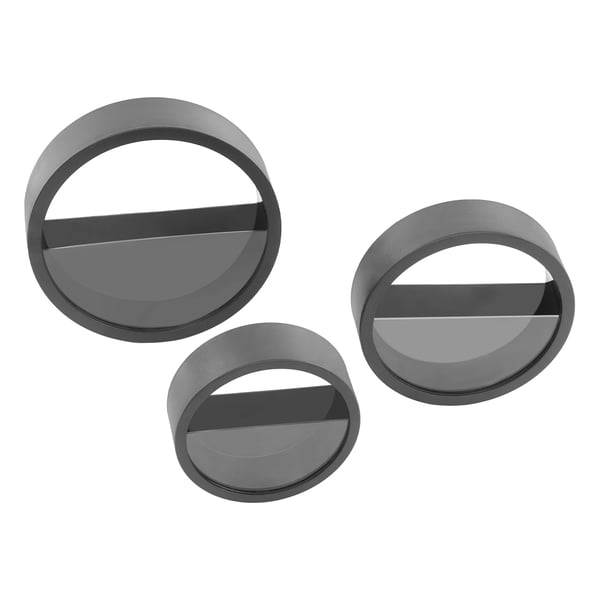 Väggmonterade planteringar, mångsidig inomhusbruk, hållbar design,svart