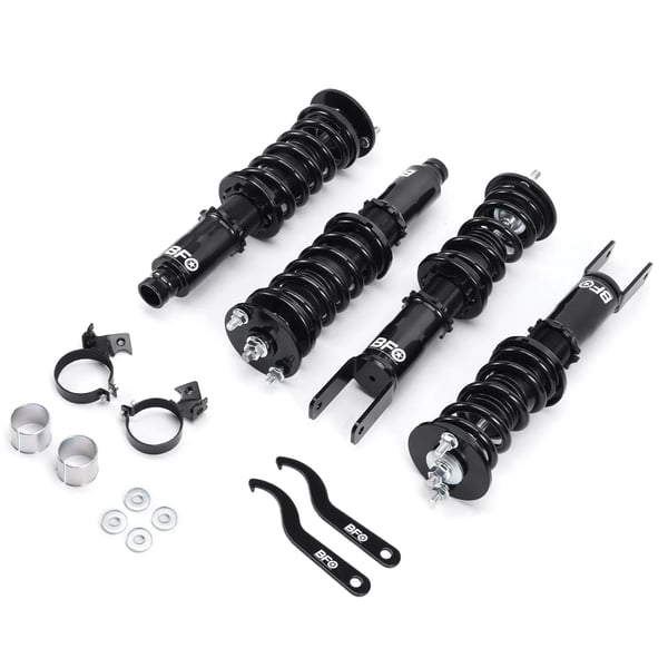 Coilovers, Stål, Længde 63 cm, Bredde 51 cm, Højde 21 cm, Fjedersats 8 kg/mm