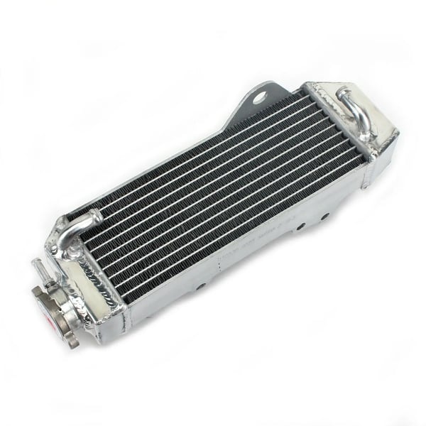 Aluminiumkøler, kerne størrelse 254mm x 98mm x 40mm, samlet størrelse 355mm x 104mm x 125mm, kompatibel med Honda CR80 CR80R