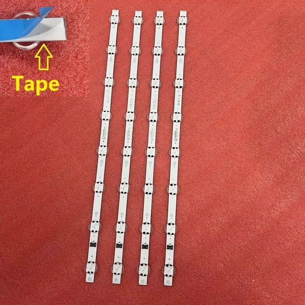 LED-taustavalaistusnauhasetti, 8 LEDiä, 58,2 cm pituus
