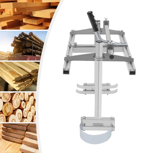 Kædesavsmølle, Aluminiumlegering, Maksimal Pladebredde 60 cm, Justerbar Pladetykkelse 1,27-33 cm, Egnet Længde 14-24 tommer, Bruttovægt 6,9 kg